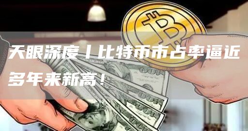天眼深度丨比特币市占率逼近多年来新高！