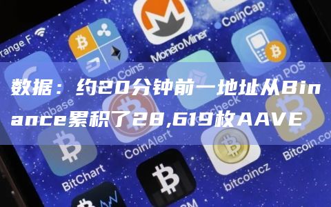 数据:约20分钟前一地址从Binance累积了28,619枚AAVE