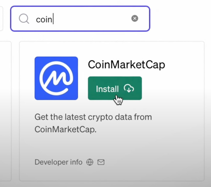 个人AI分析师!CoinMarketCap宣布在ChatGPT推出加密货币分析功能