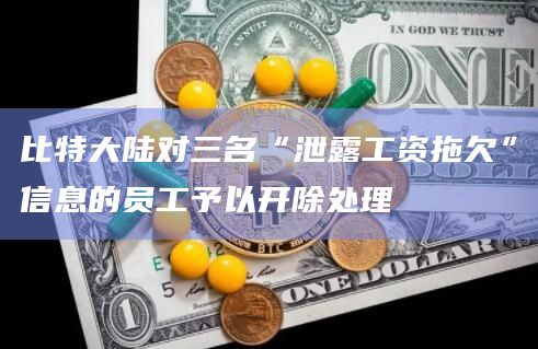 比特大陆对三名“泄露工资拖欠”信息的员工予以开除处理