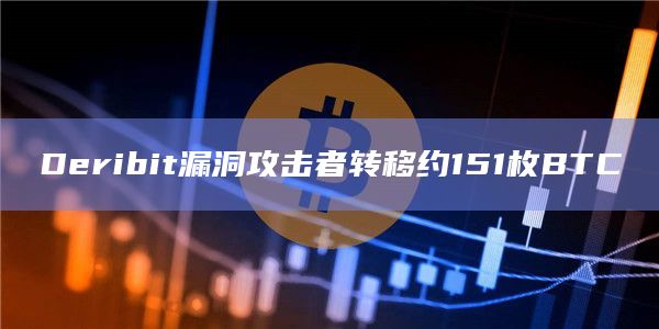 Deribit漏洞攻击者转移约151枚BTC