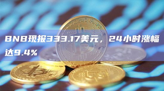 BNB现报333.17美元，24小时涨幅达9.4%