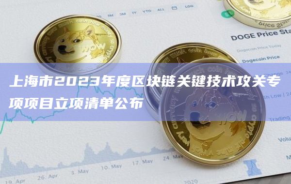 上海市2023年度区块链关键技术攻关专项项目立项清单公布