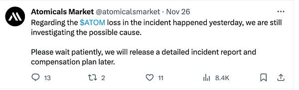 Atomicals Market 0元购事件浅析