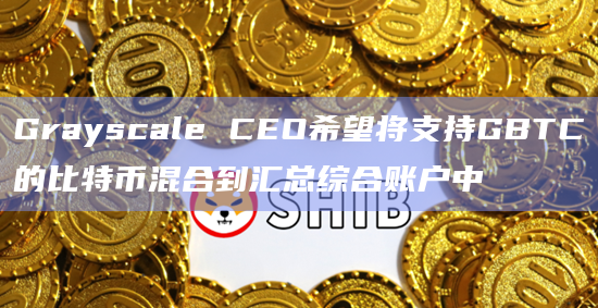 Grayscale CEO希望将支持GBTC的比特币混合到汇总综合账户中