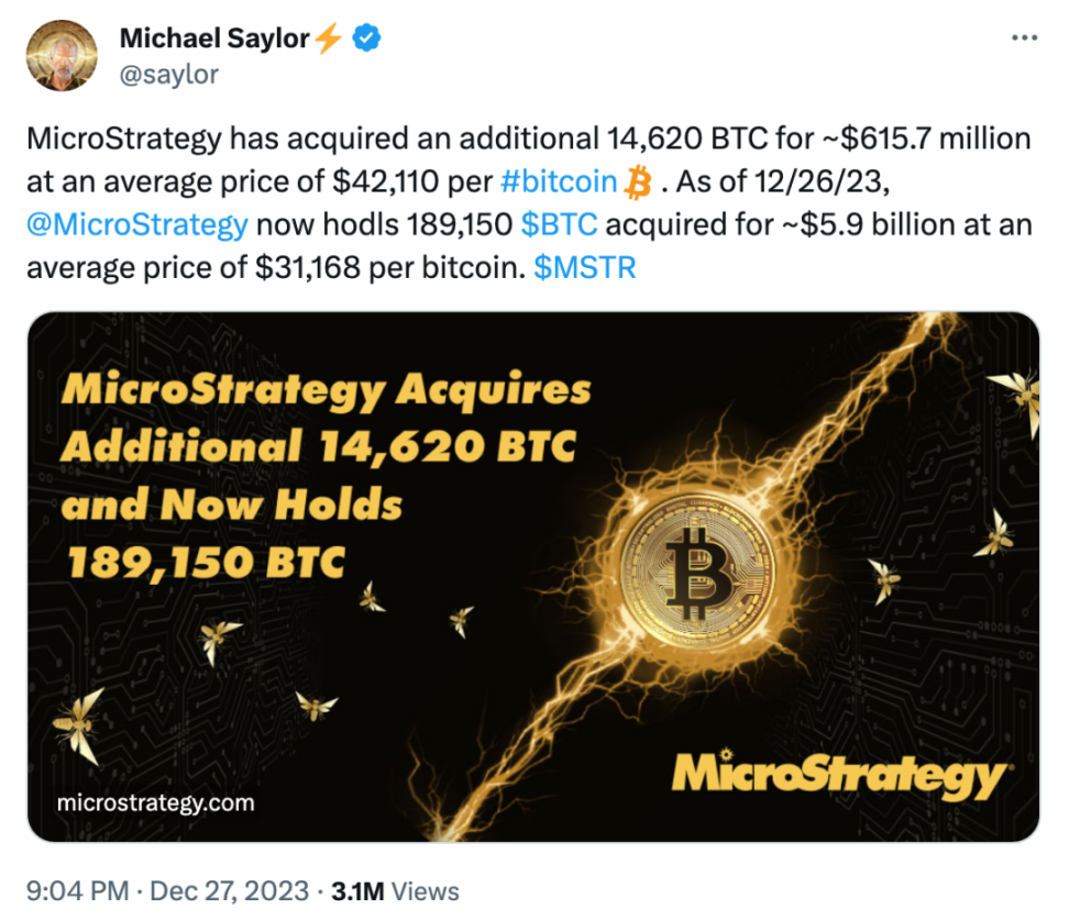 已囤积 189150 枚 BTC,MicroStrategy 的策略会暴雷吗?