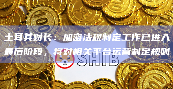 土耳其财长:加密法规制定工作已进入最后阶段,将对相关平台运营制定规则