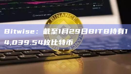 Bitwise：截至1月29日BITB持有14,039.54枚比特币
