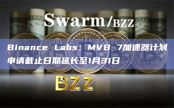Binance Labs:MVB 7加速器计划申请截止日期延长至1月31日