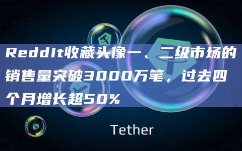 Reddit收藏头像一、二级市场的销售量突破3000万笔，过去四个月增长超50%