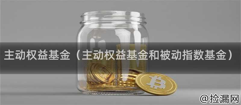 主动权益基金(主动权益基金和被动指数基金)