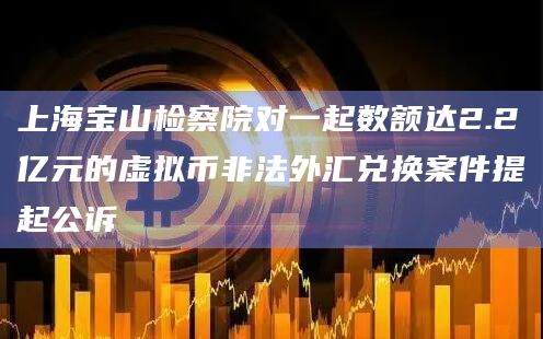 上海宝山检察院对一起数额达2.2亿元的虚拟币非法外汇兑换案件提起公诉