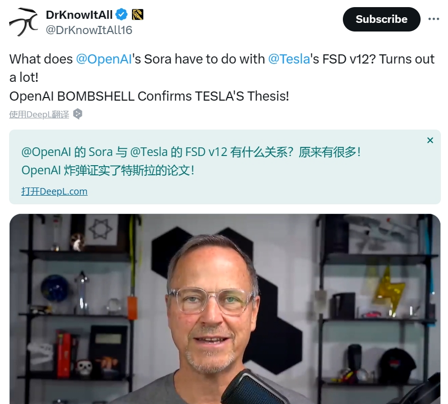 没想到Sora发布后，最先破防的是马斯克，他真的急了...