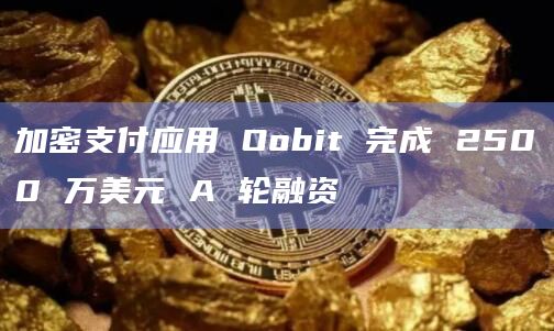 加密支付应用 Oobit 完成 2500 万美元 A 轮融资