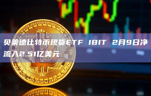 贝莱德比特币现货ETF IBIT 2月9日净流入2.51亿美元