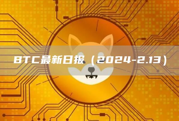 BTC最新日报(2024-2.13)