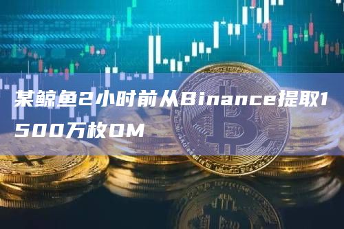 某鲸鱼2小时前从Binance提取1500万枚OM