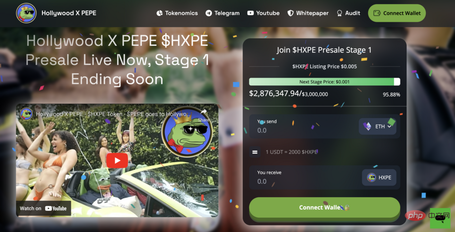Hollywood X Pepe(HXPE) 价格预测2024、2025