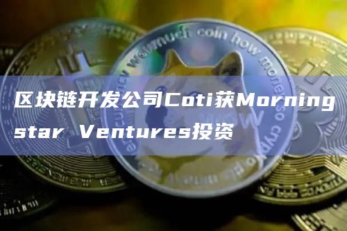 区块链开发公司Coti获Morningstar Ventures投资