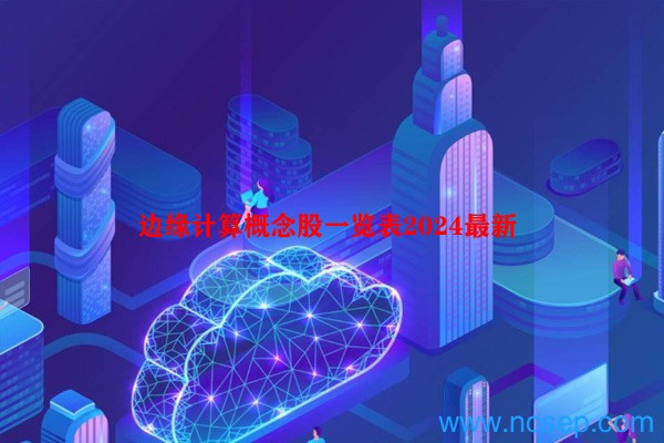 边缘计算概念股一览表2024最新
