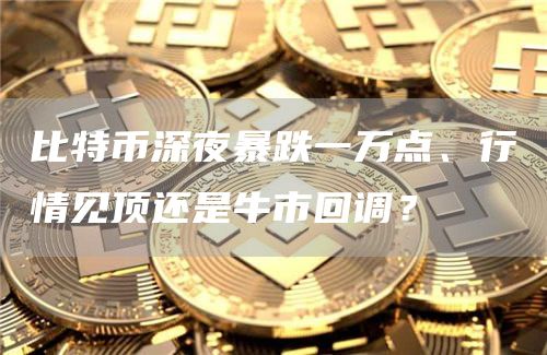 比特币深夜暴跌一万点、行情见顶还是牛市回调?