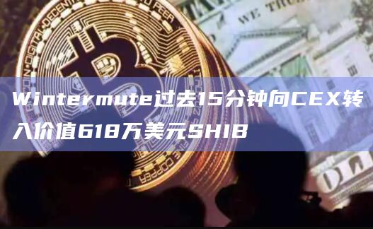 Wintermute过去15分钟向CEX转入价值618万美元SHIB