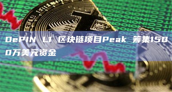 DePIN L1 区块链项目Peak 筹集1500万美元资金