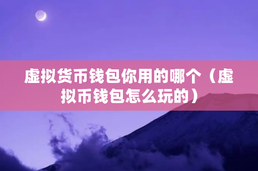 虚拟货币钱包如何选择？