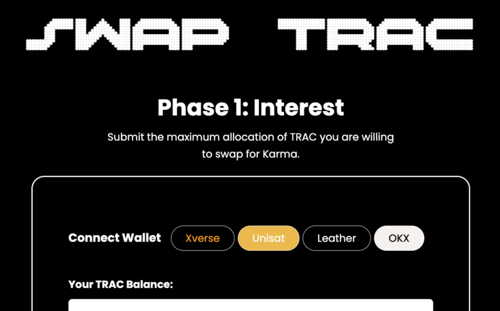 OCM联手Ordinals社群空投KARMA