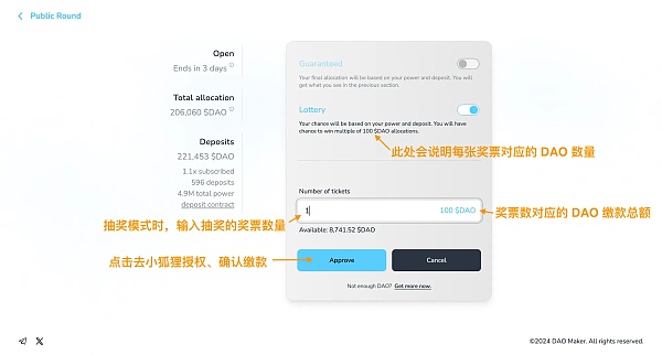 DAO Maker打新全流程