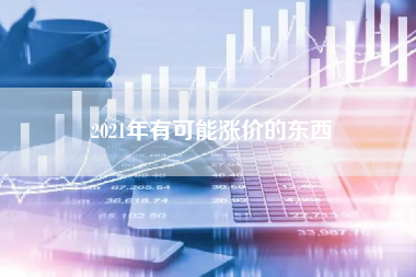 2021年有可能涨价的东西
