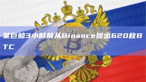 某巨鲸3小时前从Binance提出620枚BTC