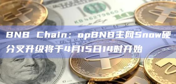 BNB Chain：opBNB主网Snow硬分叉升级将于4月15日14时开始