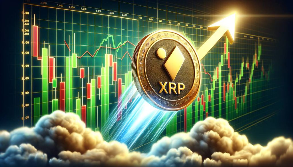 XRP token graph showing its ascent