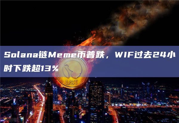 Solana链Meme币普跌，WIF过去24小时下跌超13%