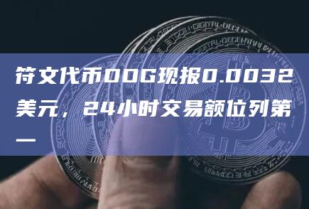 符文代币DOG现报0.0032美元，24小时交易额位列第一