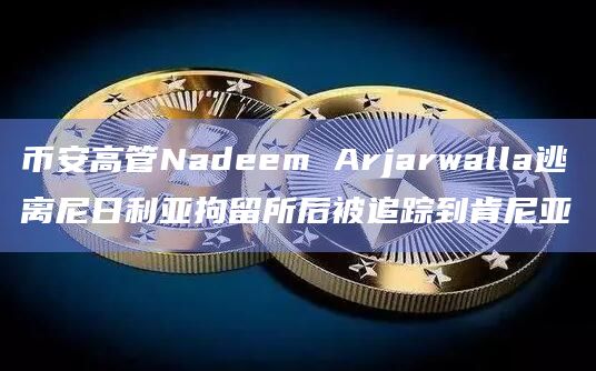 币安高管Nadeem Arjarwalla逃离尼日利亚拘留所后被追踪到肯尼亚