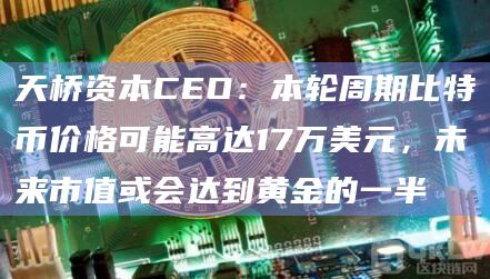 天桥资本CEO：本轮周期比特币价格可能高达17万美元，未来市值或会达到黄金的一半