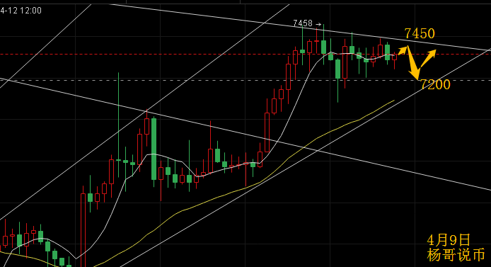 【杨哥说币】4月9日BTC日内操作策略建议 【杨哥说币】4月9日BTC日内操作策略建议