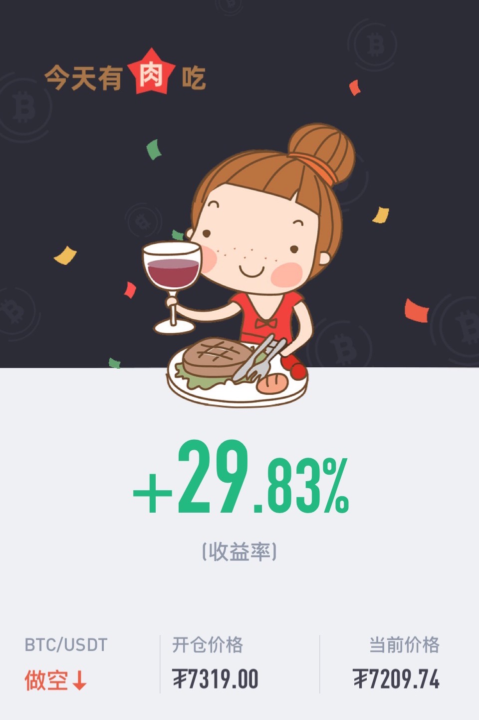 星悦论币：4.10BTC晚间7350继续跟进空 注意短线利润收割150+1