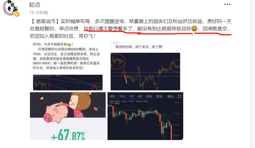 【杨哥说币】历史重演，提前布局斩获400点利润，恭喜跟上的朋友！2
