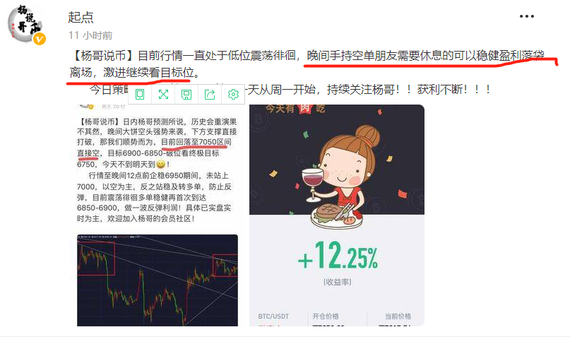 【杨哥说币】历史重演，提前布局斩获400点利润，恭喜跟上的朋友！3