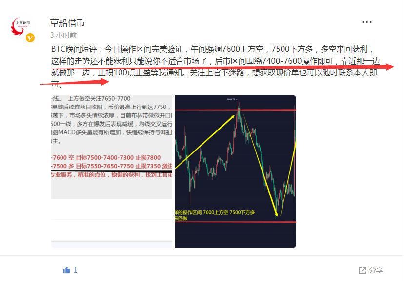 上官论币: 低位多单再次止盈100点 捡钱的行情你上车没有 上官论币: 低位多单再次止盈100点 捡钱的行情你上车没有