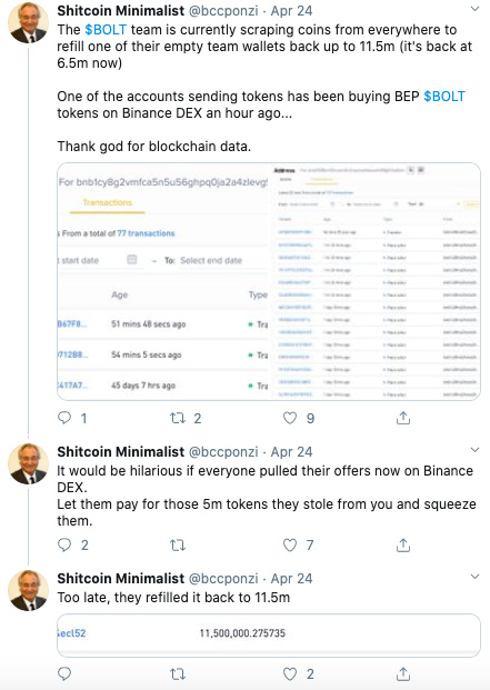 KuCoin或将下线BOLT，后者被质疑代币转换数据造假1