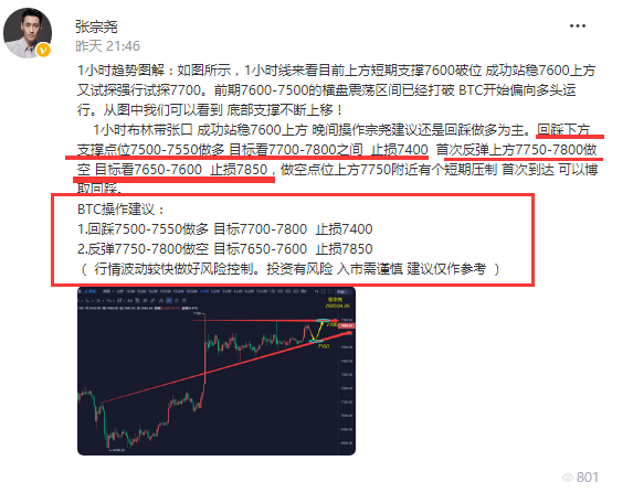 张宗尧:BTC先多后空趋势完美把控 多空双向收割400点利润 张宗尧:BTC先多后空趋势完美把控 多空双向收割400点利润