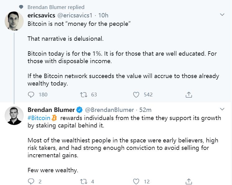 BB:最富有的 BTC 持有者都是早期信徒和高风险承担者 BB:最富有的 BTC 持有者都是早期信徒和高风险承担者
