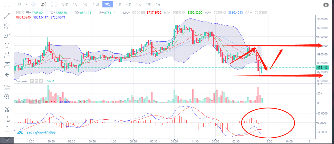 5月4日BTC操作行情分析1
