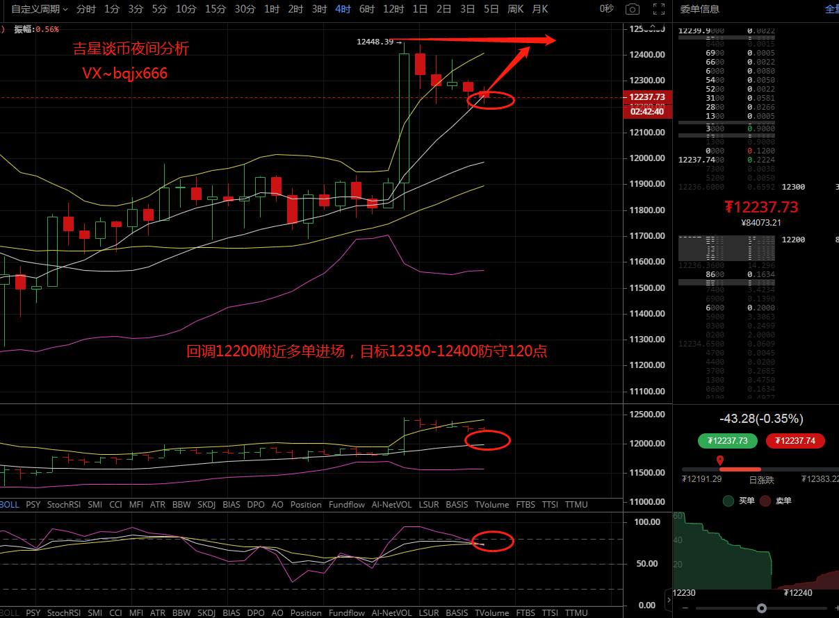 吉星谈币：夜间走势分析与操作建议