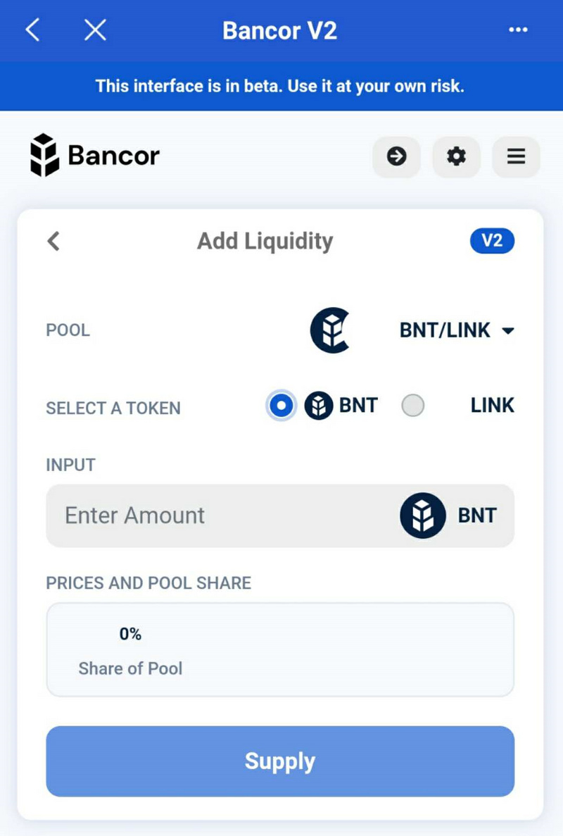 Bancor V2在线，链接市场年赚330%，你能再次刺激DEX吗？4