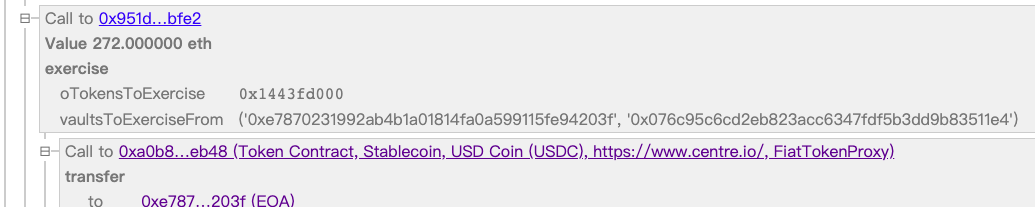 opyn合同被黑客攻击的详细分析4